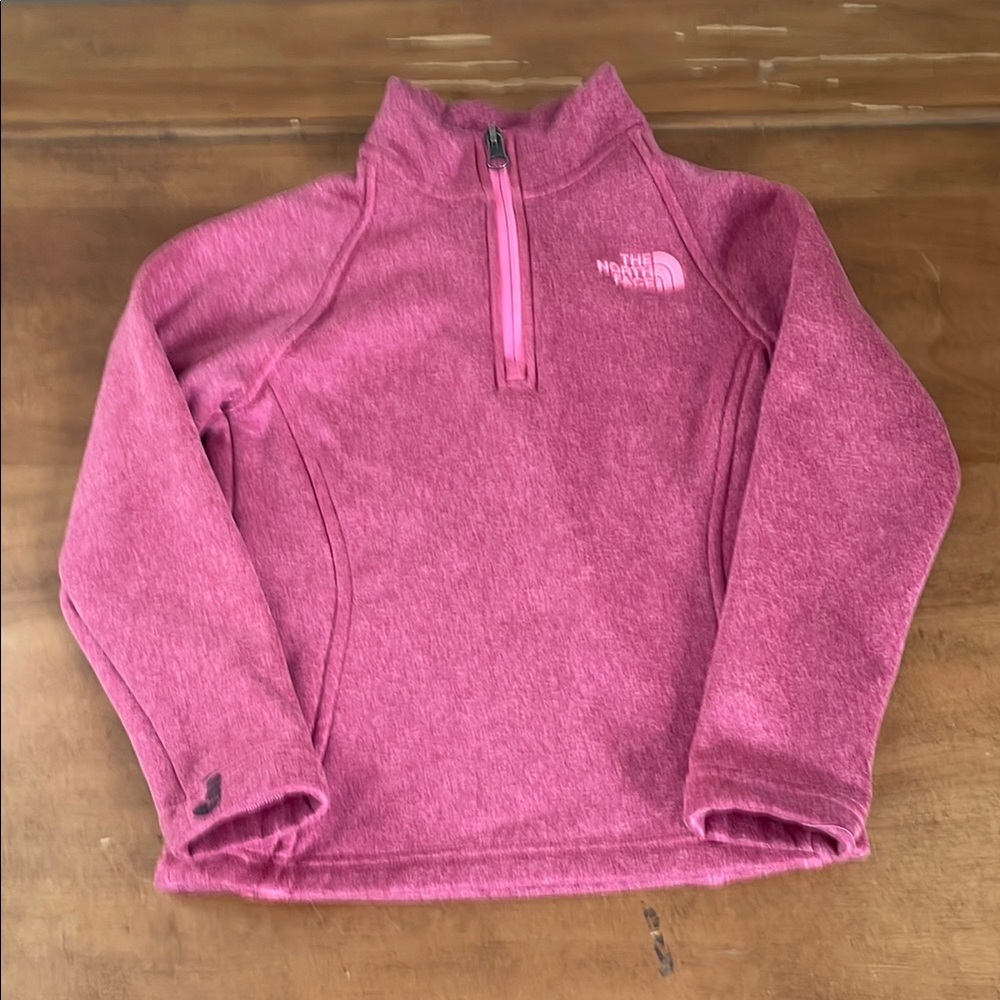 The North Face Kids Pink Fleece Pullover Size XS